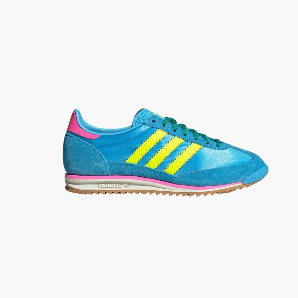 NEW ADIDAS SL 72 Sneaker Color: Sky Rush/Yellow/Pink